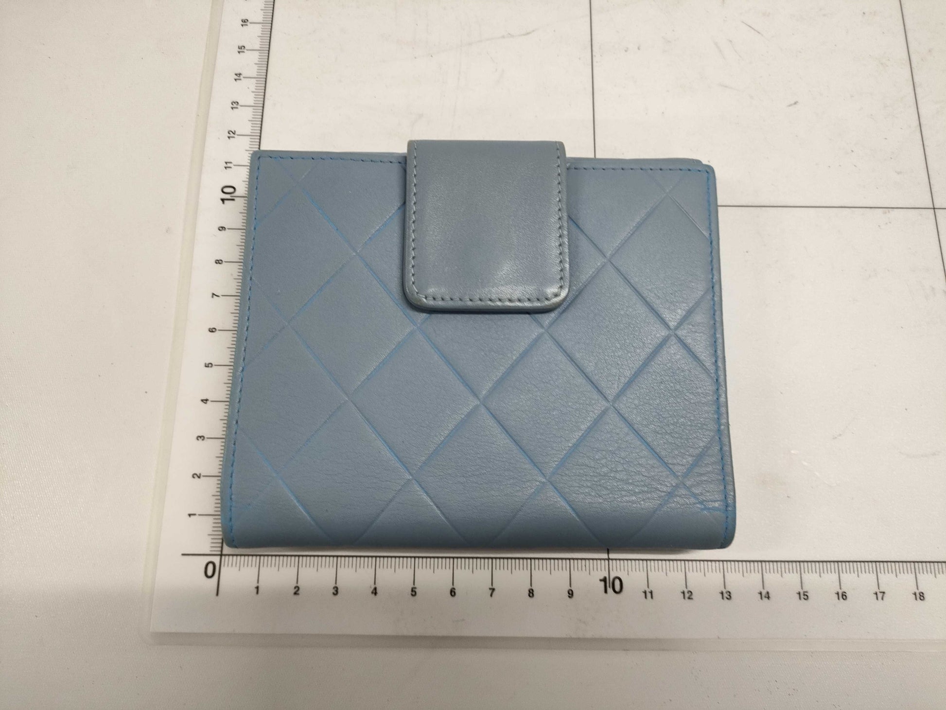 CHANEL Camellia Folding Wallet with Seal