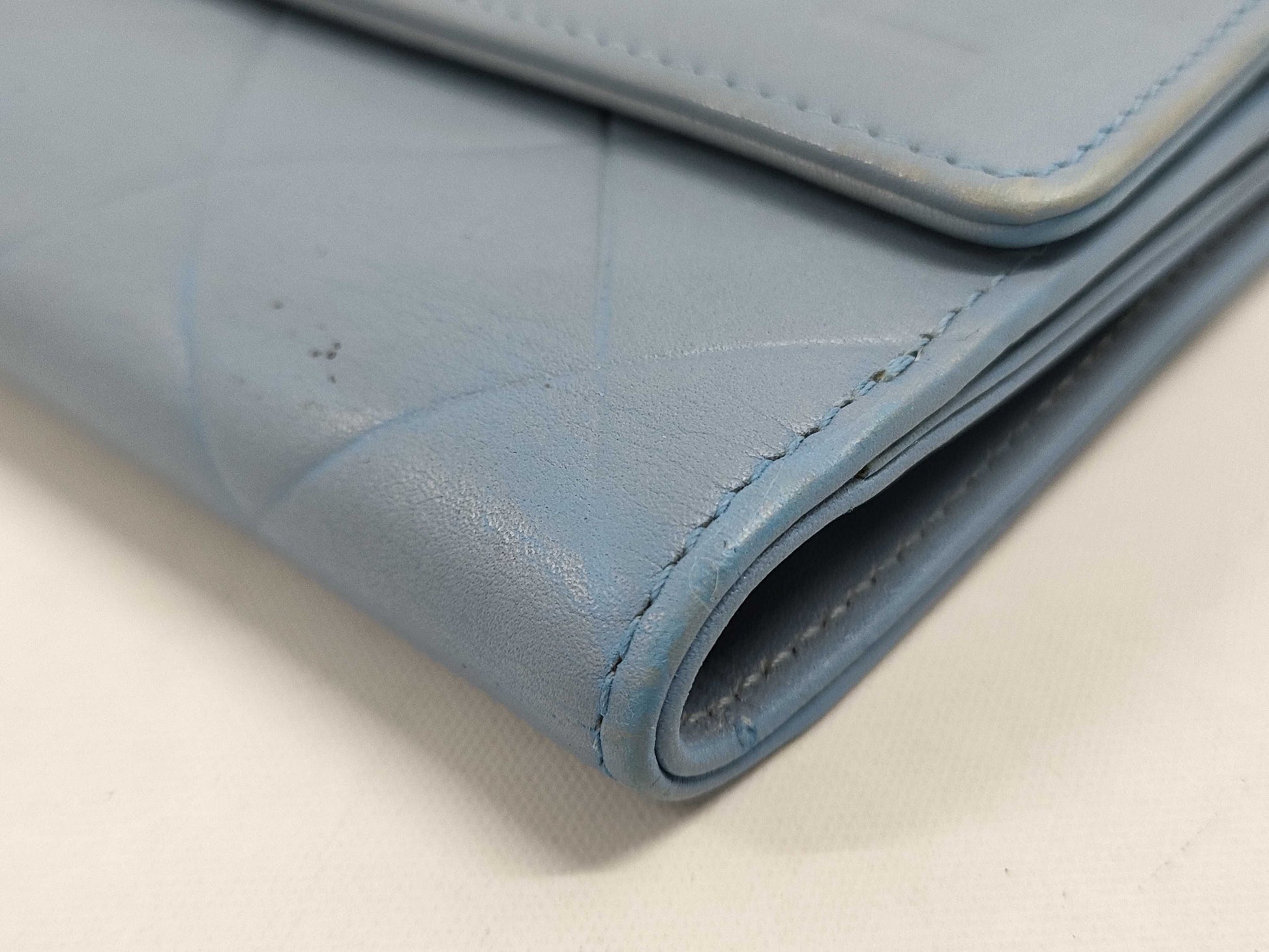 CHANEL Camellia Folding Wallet with Seal