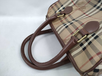 BURBERRY PVC Boston bag