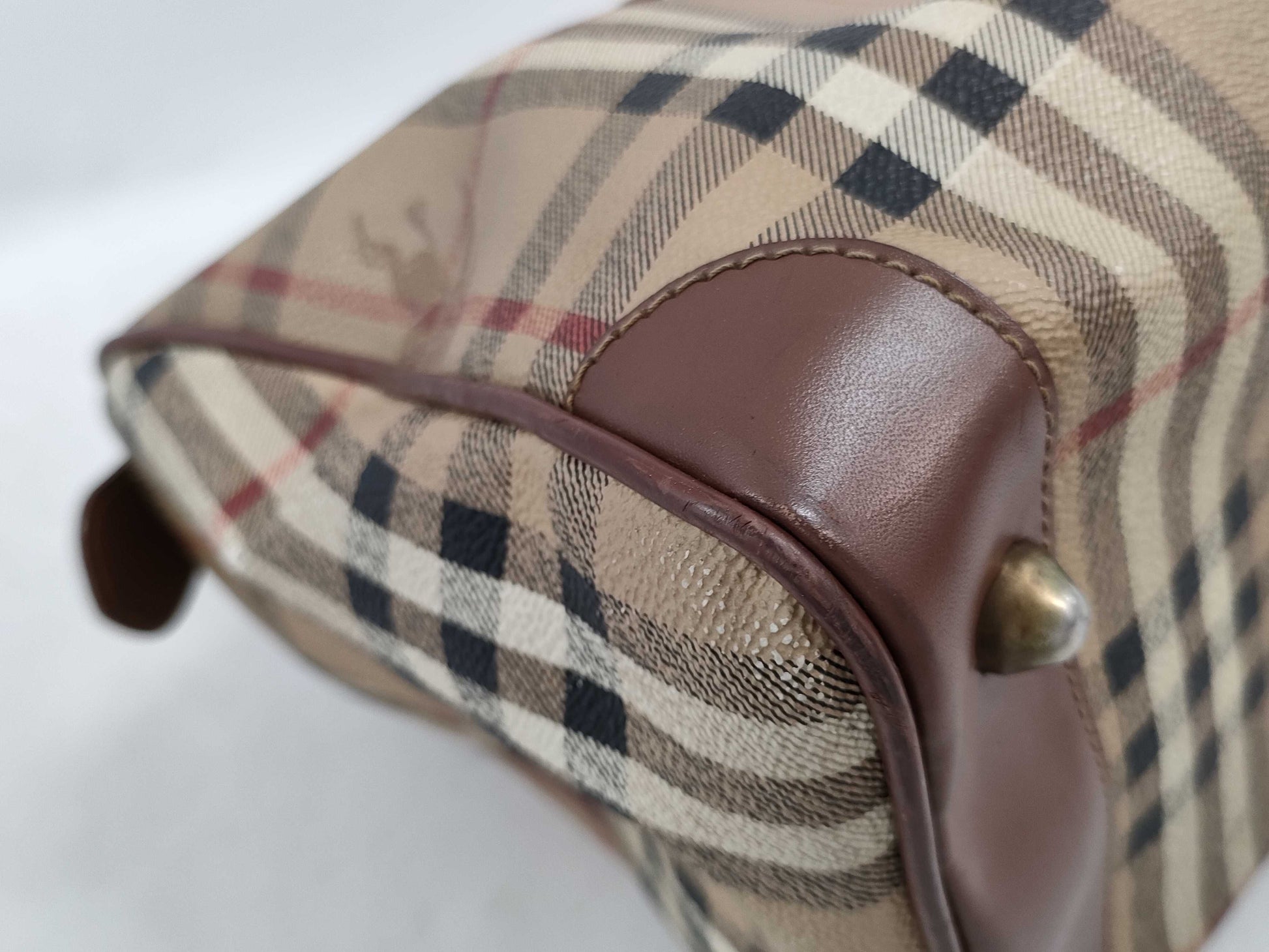 BURBERRY PVC Boston bag