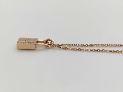 HERMES Kelly Cadena Diamond PG Au750 9.7g Necklace