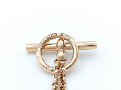HERMES Crew de H2 Diamond PG Au750 16.9g Necklace