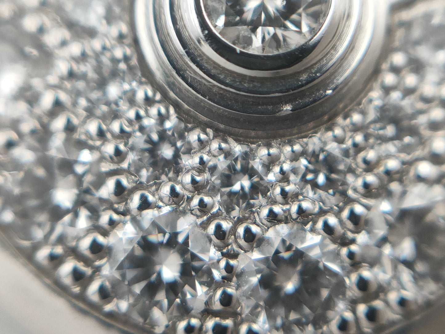 Cartier Amulet Diamond WG Au750 4.8g Necklace