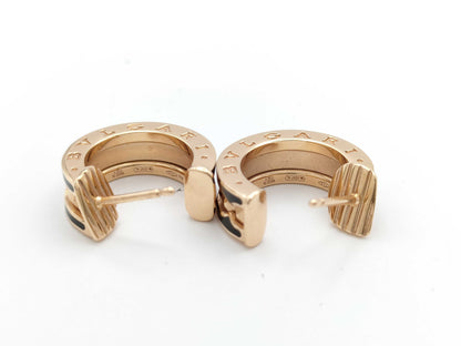 BVLGARI Bezero One Rock Black Sera PG 9.3g Earrings 