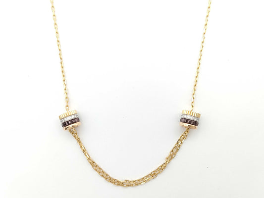 BOUCHERON Cattle Diamond Au750 10.2g Necklace
