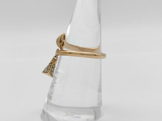 BVLGARI Diva Dream Diamond PG Au750 4.7g Ring 