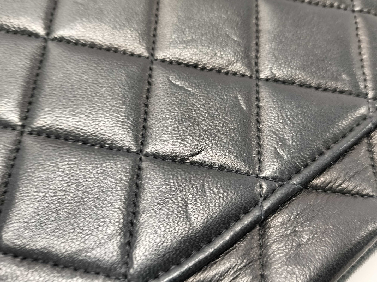 CHANEL Deca Matelasse 34 Lambskin Shoulder Bag