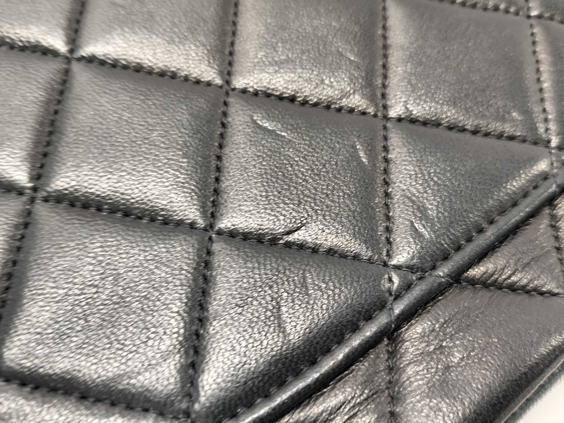 CHANEL Deca Matelasse 34 Lambskin Shoulder Bag
