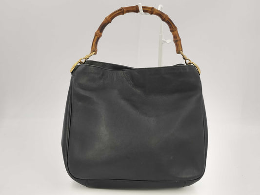 GUCCI Gucci Leather Bamboo Handbag Handbag