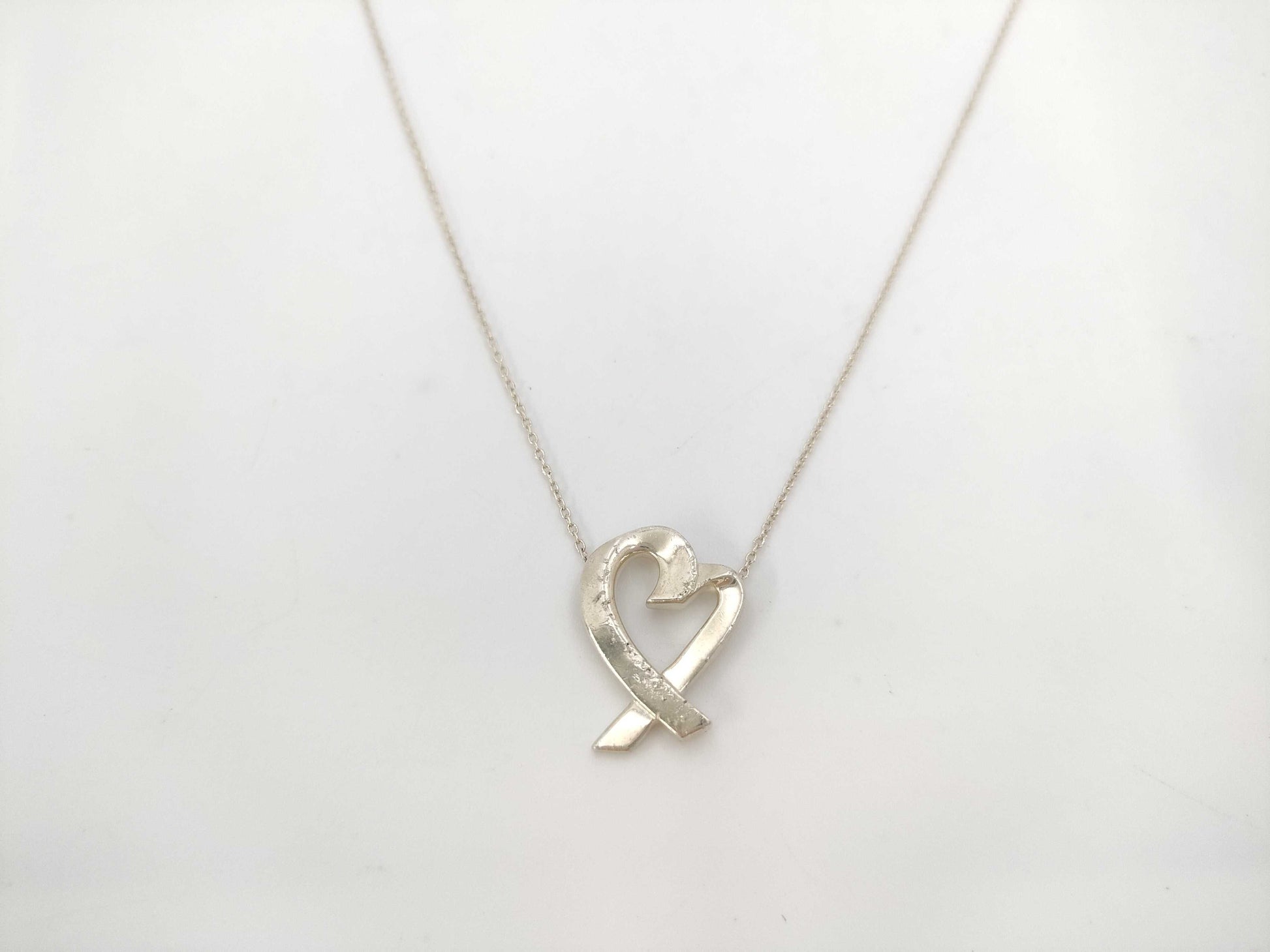 Tiffany&Co. Tiffany Rubbing Heart Necklace Necklace
