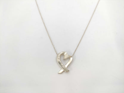 Tiffany&Co. Tiffany Rubbing Heart Necklace Necklace