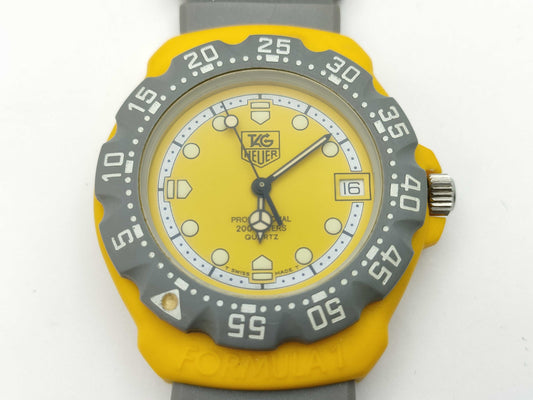 TAG Heuer 382.513 Quartz Yellow Dial Boys Watch