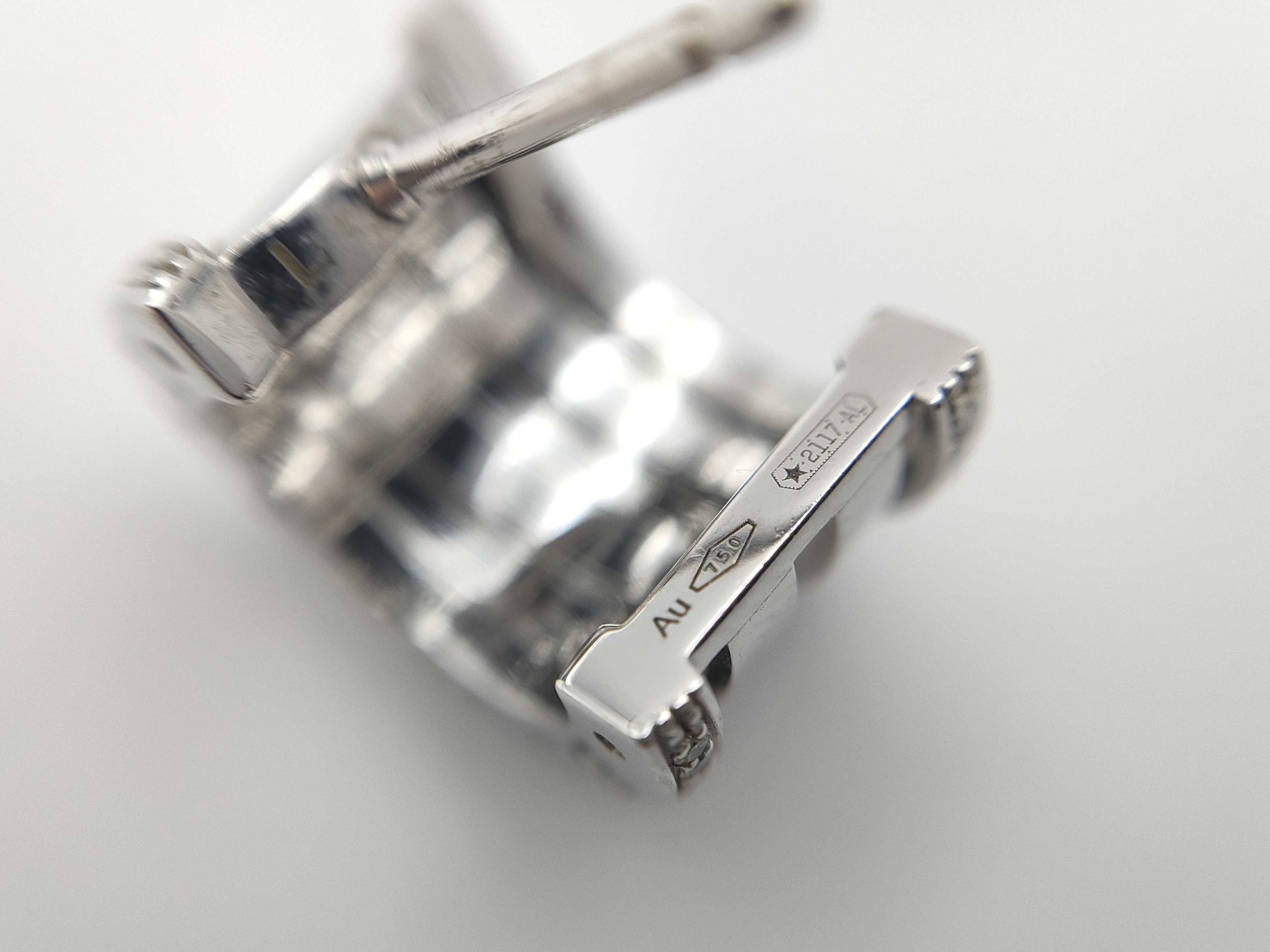BVLGARI Bezero One Diamond WG Au750 7.6g Earrings