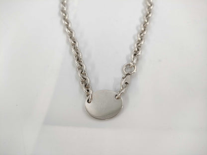 Tiffany&Co. Tiffany Return to Choker Ag925 52.3g Necklace