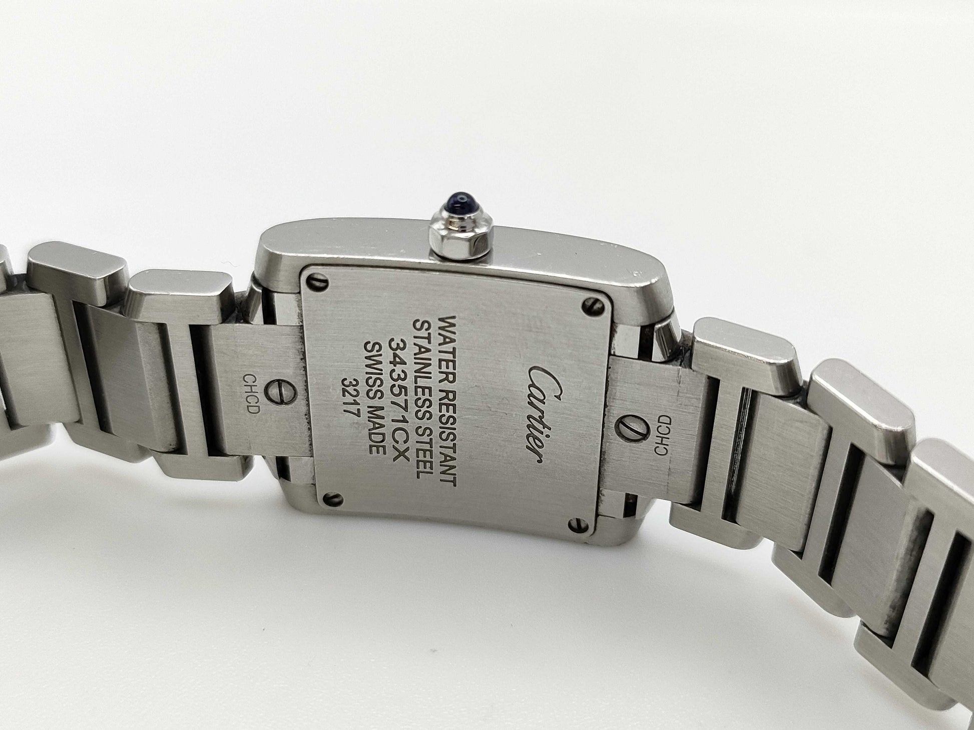 Cartier Tank Francaise SM WE110006 3217 343571CX Quartz Women's Watch