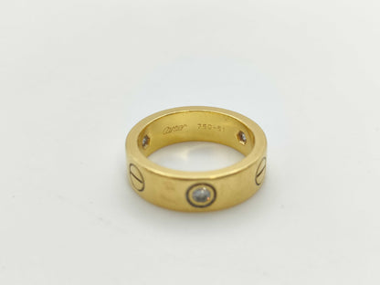 Cartier Love #51 3PD YG 750 8.2g Ring 