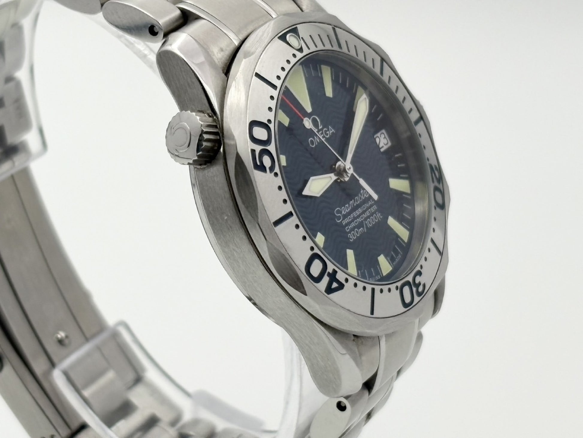 OMEGA 2554.80 80020440 Automatic Blue Dial Men's Watch