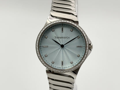 Tiffany & Co. Metro 2-Hand 60874859 111680891 Quartz Light Blue Dial Women's Watch
