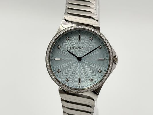 Tiffany & Co. Metro 2-Hand 60874859 111680891 Quartz Light Blue Dial Women's Watch