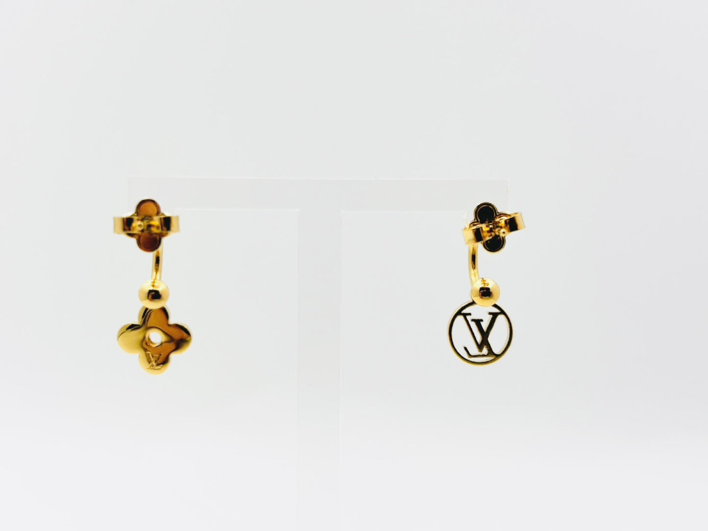 LOUIS VUITTON Vuitton M64859 Bookle Dreille Blooming Earrings