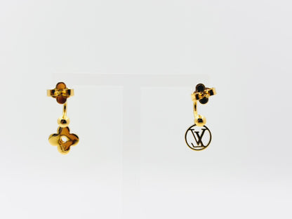 LOUIS VUITTON Vuitton M64859 Bookle Dreille Blooming Earrings