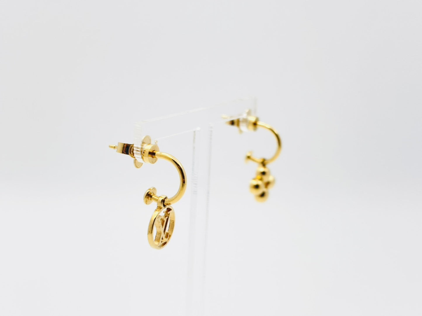 LOUIS VUITTON Vuitton M64859 Bookle Dreille Blooming Earrings