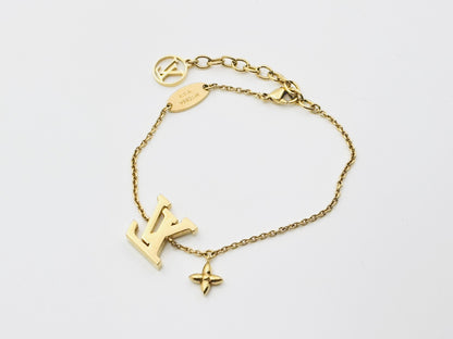 LOUIS VUITTON Vuitton M1086A Bracelet LV Iconic Pearl Gold TE1213 Bracelet Bangle