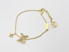 LOUIS VUITTON Vuitton M1086A Bracelet LV Iconic Pearl Gold TE1213 Bracelet Bangle