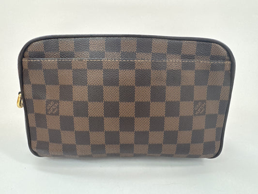 LOUIS VUITTON Damier Pochette Saint Paul Clutch Second Bag