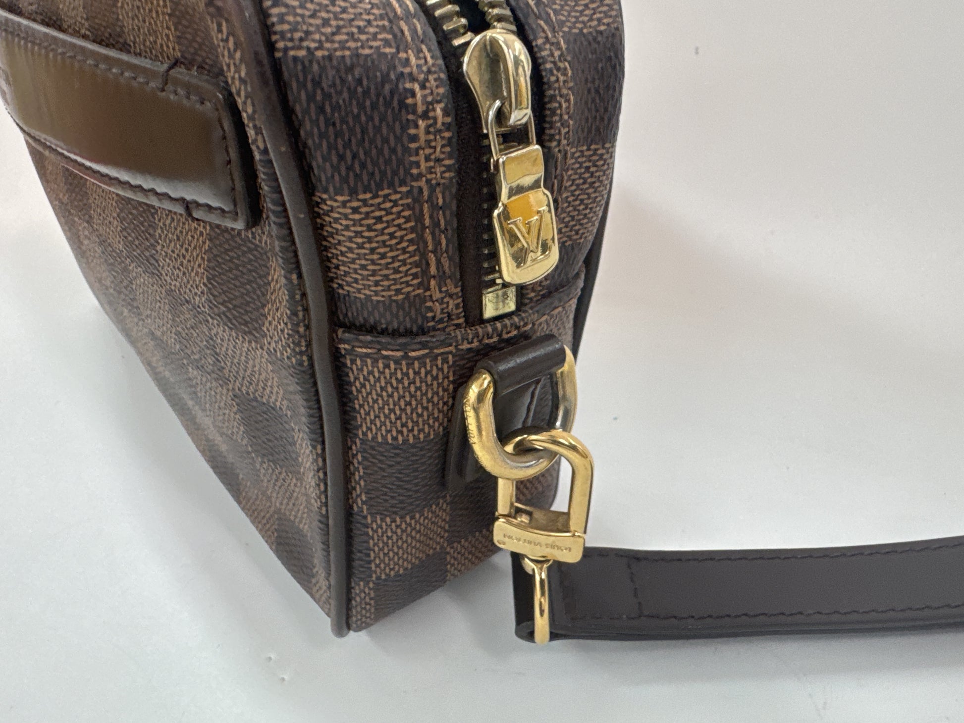 LOUIS VUITTON Damier Pochette Saint Paul Clutch Second Bag