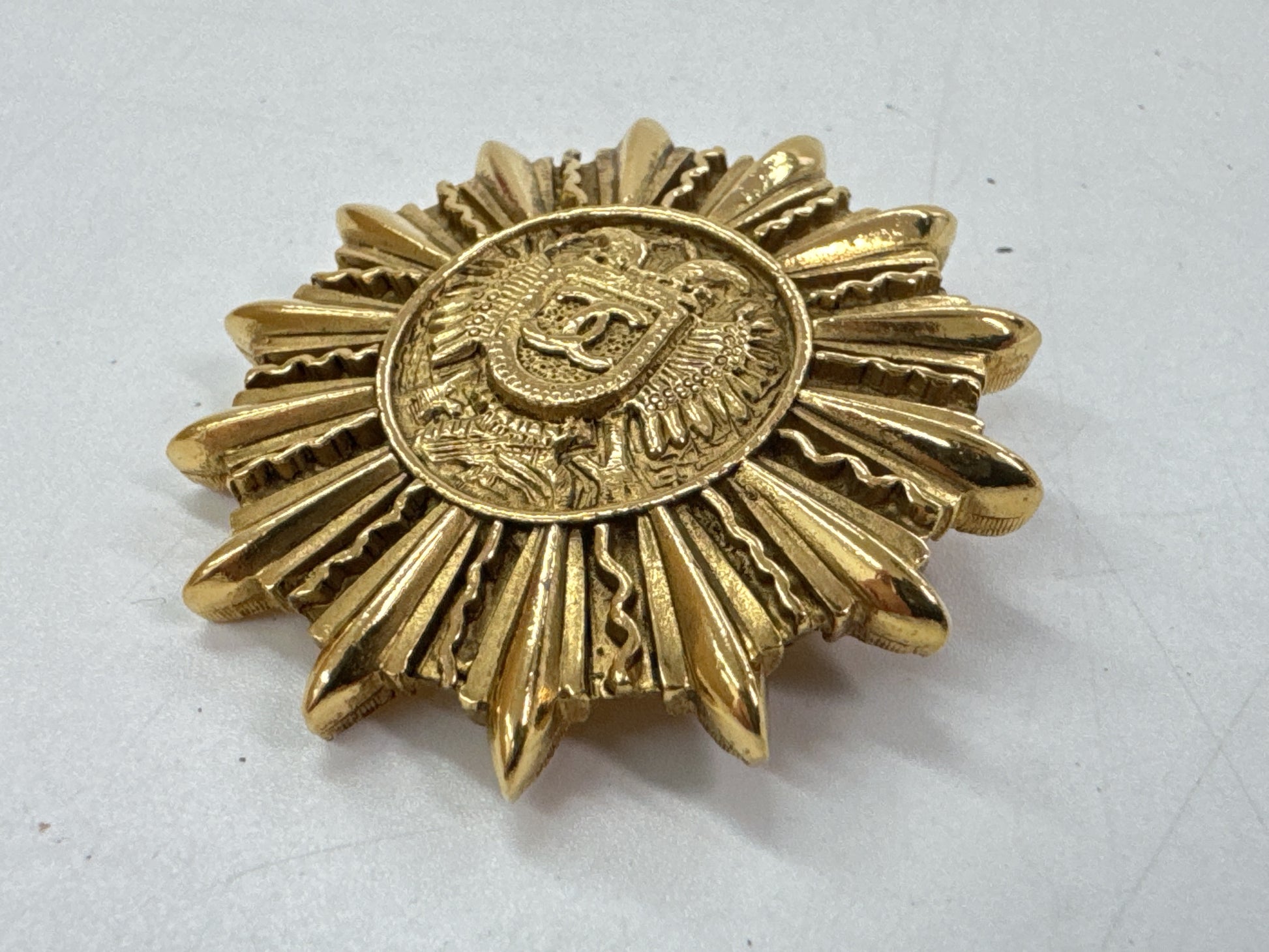 CHANEL Solar Motif Rice Brooch