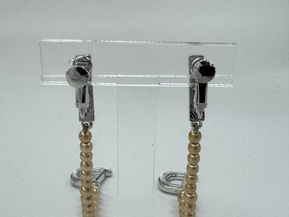 Dior Dior Pearl Hanging Long Earrings
