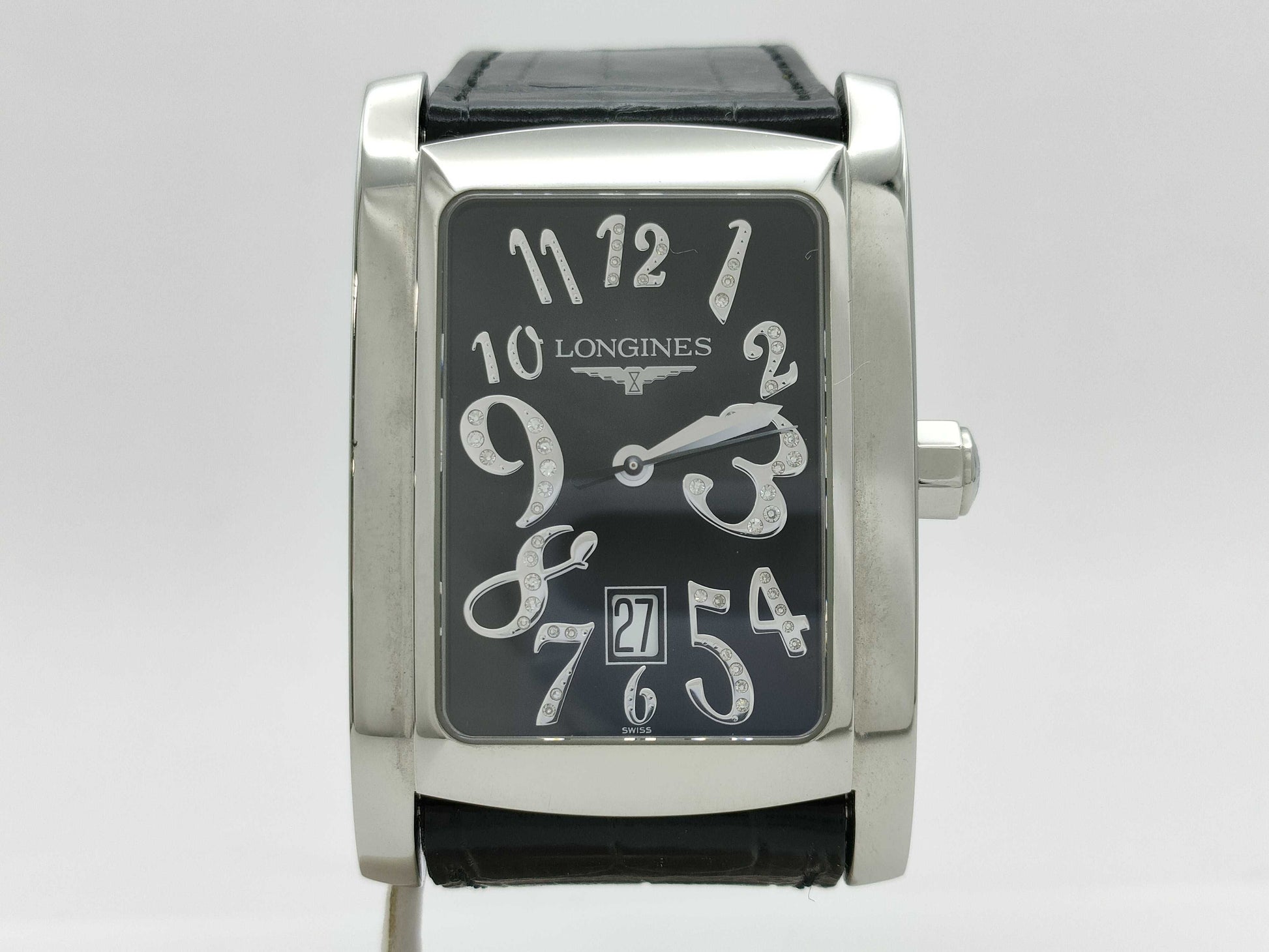 LONGINES Dolce Vita L5.686.4 33786325 Quartz Black Dial Men's Watch