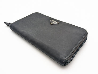 PRADA Nylon Round Wallet