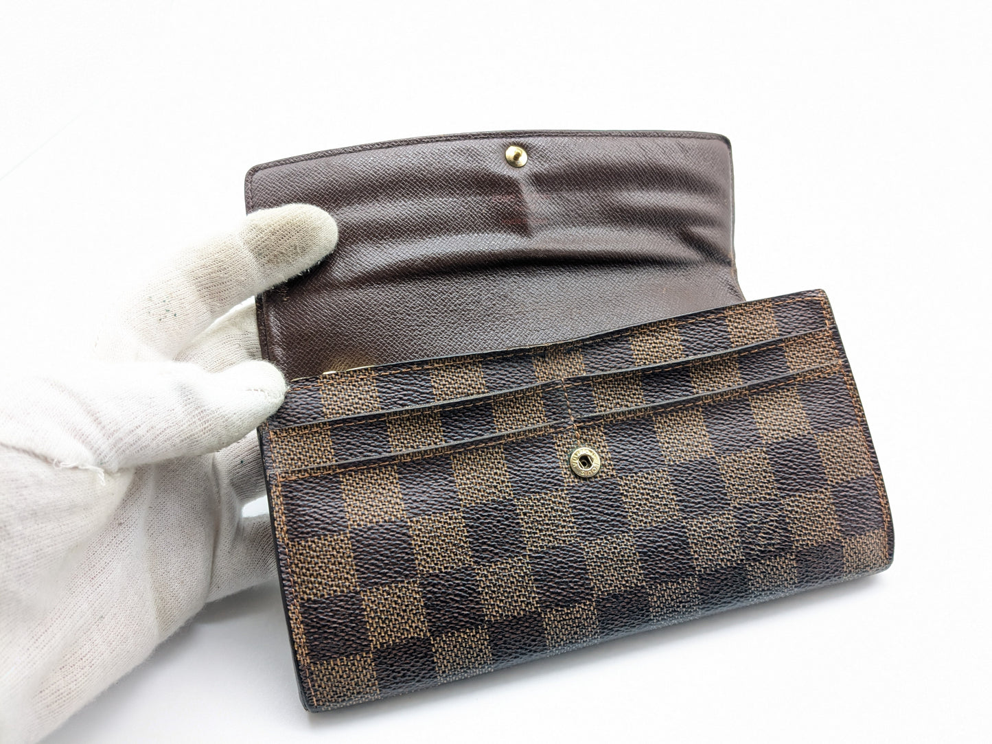 LOUIS VUITTON LV Damier Sarah Wallet