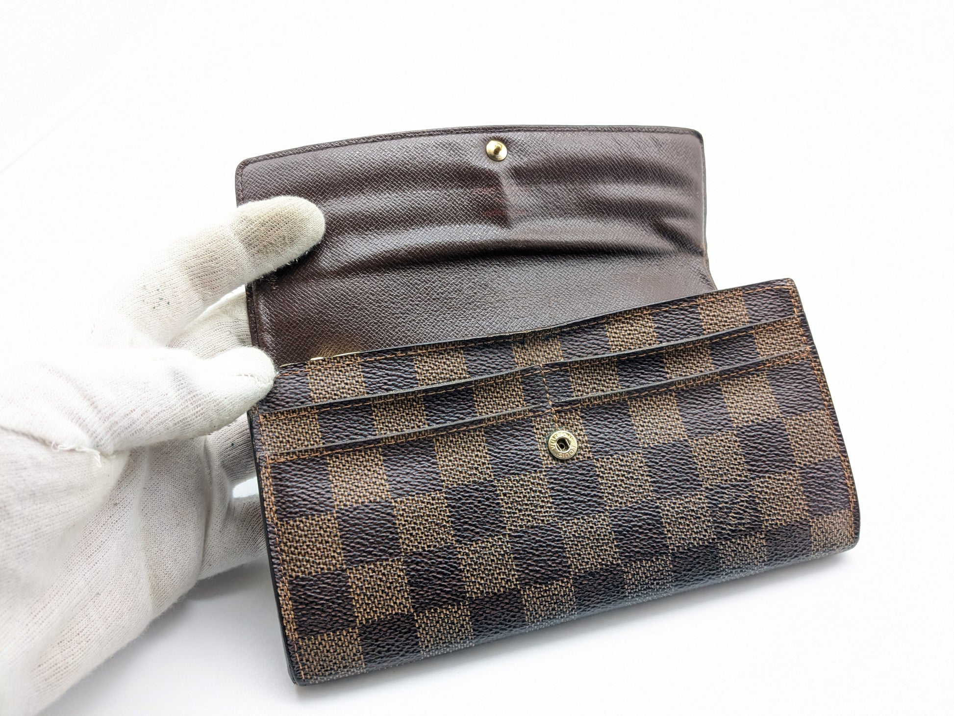 LOUIS VUITTON LV Damier Sarah Wallet