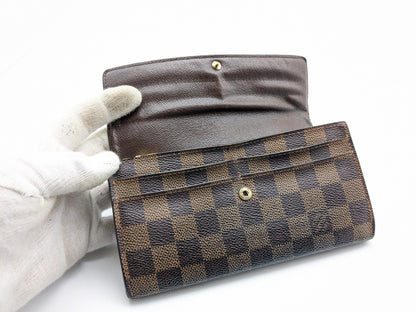 LOUIS VUITTON LV Damier Sarah Wallet