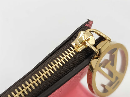 LOUIS VUITTON LV M25692 Monogram Eugenie Pink Portefeuille Lisa Unused RFID Pouch