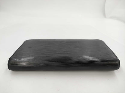 LOUIS VUITTON LV M61857 Epi Noir Zippy Wallet CA2118 Pouch