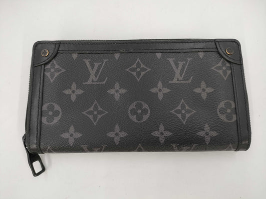 LOUIS VUITTON LV M80558 Eclipse Trunk Zippy Wallet RFID Tag Wallet