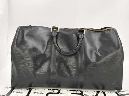 LOUIS VUITTON LV Epi Leather M42962 Keepall 50 SP0978 Boston Bag with Name Tag