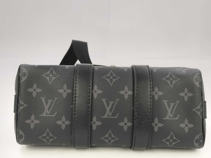 LOUIS VUITTON LV M46271 Eclipse Keepall Bandouliere 25 RFID Shoulder Bag