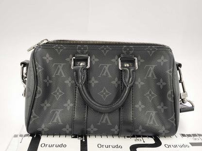 LOUIS VUITTON LV M46271 Eclipse Keepall Bandouliere 25 RFID Shoulder Bag