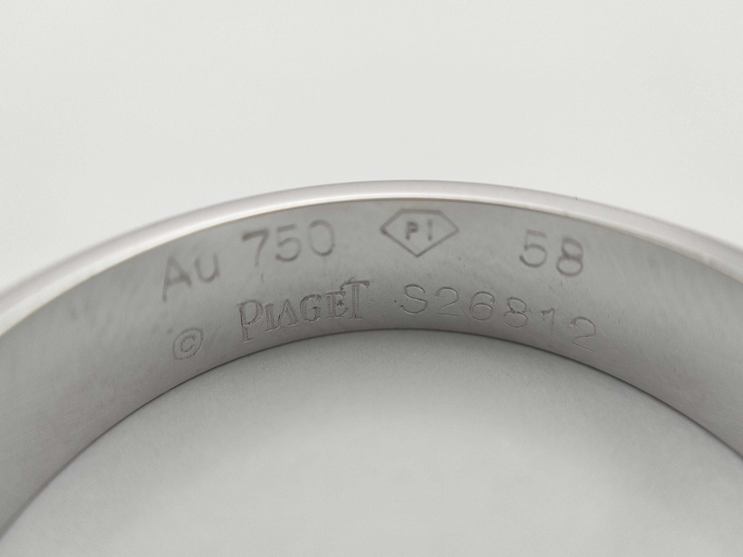 PIAGET Postion #58 WG Au750 7.1g Ring 
