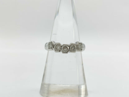 D0.77ct K18WG 4.8g Ring 