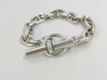 HERMES Schone Dunkle MM 16 Frames 61.4g SV925 Bracelet Bracelet Bangle