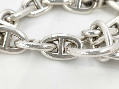 HERMES Schone Dunkle MM 16 Frames 61.4g SV925 Bracelet Bracelet Bangle