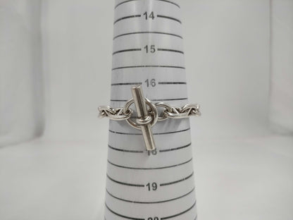 HERMES Schone Dunkle MM 16 Frames 61.4g SV925 Bracelet Bracelet Bangle