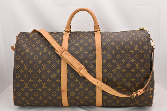 LOUIS VUITTON LOUIS VUITTON Louis Vuitton Monogram Keepall Bandouliere 60 Boston Bag 2-way M41412 Boston Bag