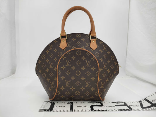 LOUIS VUITTON Vuitton Monogram Ellipse MM M51126 TH0063 Storage Bag Padlock Key 2 Pouch